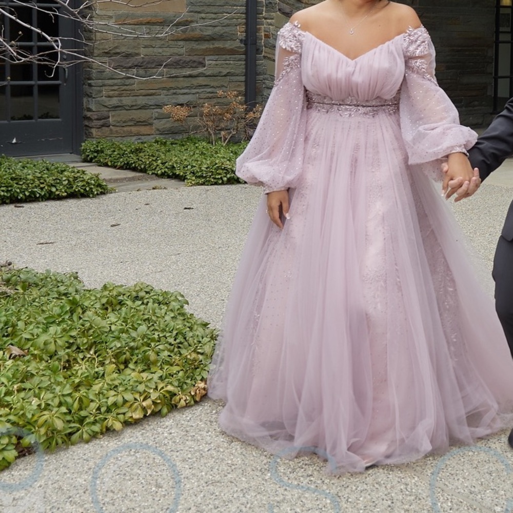 Lilac Evening Gown